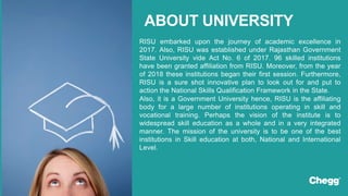 Rajasthan ILD Skills University - [RISU], Jaipur1 | PPTX