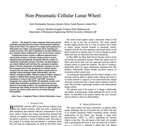 Non-Pneumatic Cellular Lunar Wheel