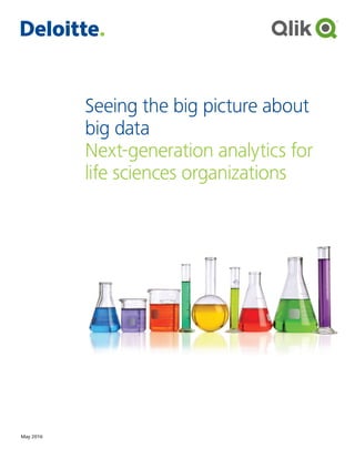 Seeing the big picture about
big data
Next-generation analytics for
life sciences organizations
May 2016
 