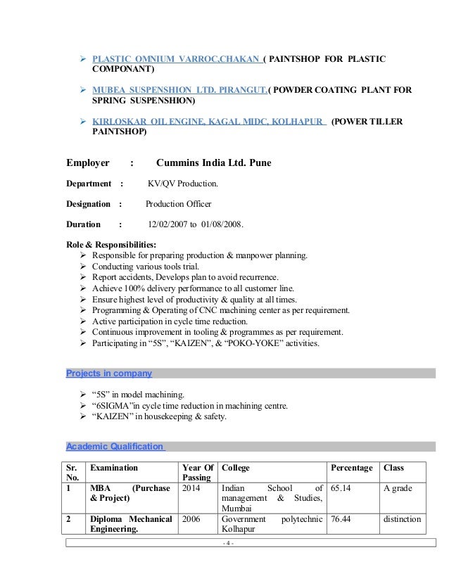 registrar resume