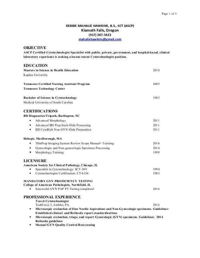cytotechnologist