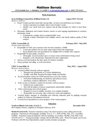 Bernatz-Resume | PDF image.