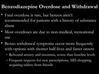 Nonbenzos Breaking Benzos | PPT