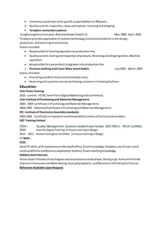 salim cv | DOCX