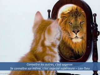 Conscience de soi
9© Groupe QPC 2014 – loi du 11 mars 1957 & 3 juillet 1985
Connaître les autres, c’est sagesse.
Se connaître soi-même, c’est sagesse supérieure – Lao-Tseu
 