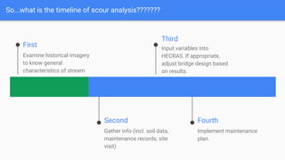 Scour Analysis HECRAS Bridge Scour Analysis | PPTX