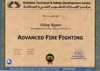 Advance Fire Fighting