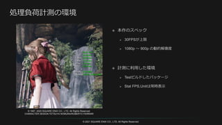 © 2021 SQUARE ENIX CO., LTD. All Rights Reserved.
© 1997, 2020 SQUARE ENIX CO., LTD. All Rights Reserved.
CHARACTER DESIGN:TETSUYA NOMURA/ROBERTO FERRARI
 