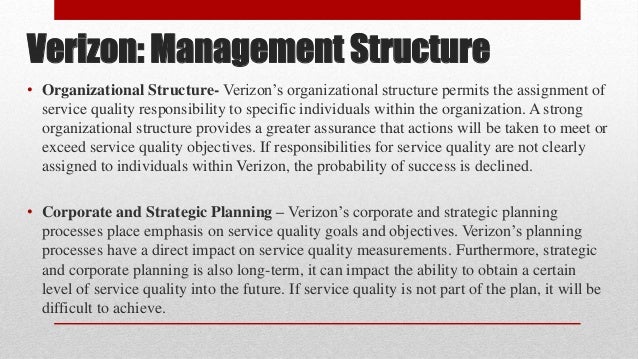 Verizon Organizational Chart