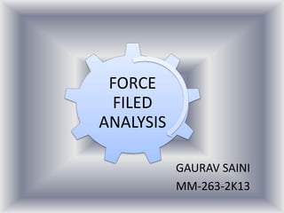 GAURAV SAINI
MM-263-2K13
FORCE
FILED
ANALYSIS
 