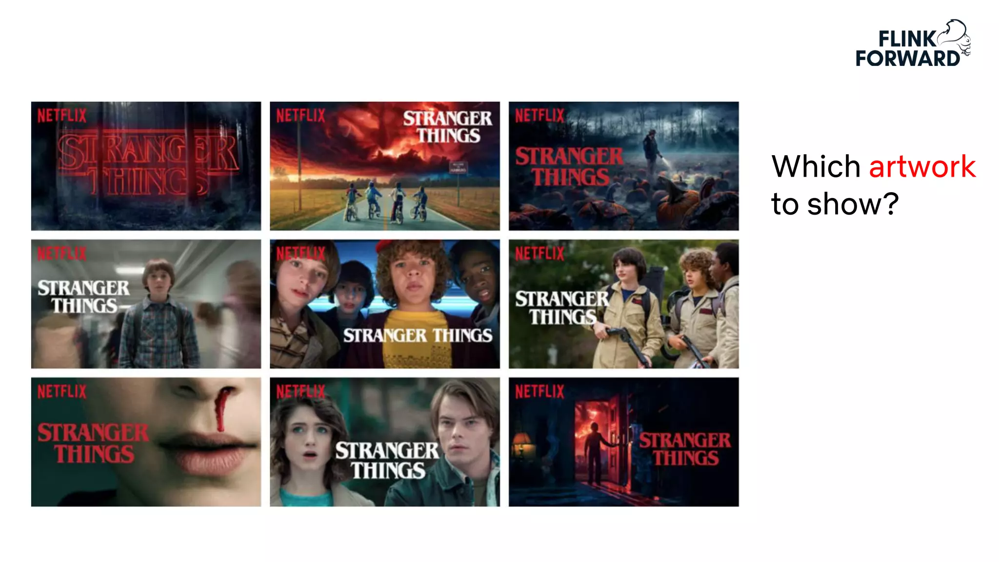 Which artwork
to show?
 