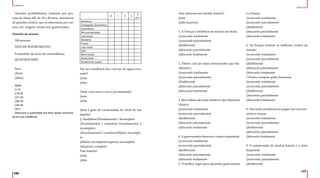 144
145
APÊNCIDE
APÊNDICE
Amostra probabilística, formada por pes-
soas de classe AB, de 18 a 40 anos, moradoras
de grandes centros, que se interessem por cul-
tura cult, viagens, moda e/ou gastronomia.
Tamanho da amostra
100 pessoas
TIPO DE INSTRUMENTO
Formulário de Grau de concordância.
QUESTIONÁRIO
Sexo
()Fem
()Masc
Idade
()-15
()15-20
()21-25
()26-30
()30-40
()41+
Selecione a quantidade dos itens abaixo encontra-
da em sua residência.
 
0 1 2 3
4
ou +
Banheiros          
Empregados Domésticos          
Automóveis          
Microcomputador          
Lava louças          
Geladeira          
Freezer          
Lava roupa          
DVD          
Micro-ondas          
Motocicleta          
Secadora de roupas          
Em sua residência há o serviço de água enca-
nada?
()sim
()não
Onde você mora a rua é pavimentada?
()sim
()não
Qual o grau de escolaridade do chefe de sua
família?
() Analfabeto/Fundamental 1 Incompleto
()Fundamental 1 completo/ Fuandamental 2
incompleto
()Fundamental 2 completo/Médio incomple-
to
()Médio incompleto/superior incompleto
()Superior completo
Fala francês?
()sim
()não
Tem interesse em estudar francês?
()sim
()não (encerre)
1. A França é referência no mundo da moda.
()concordo totalmente
()concordo parcialmente
()Indiferente
()discordo parcialmente
()discordo totalmente
2. Filmes cult são mais interessantes que blo-
ckbusters
()concordo totalmente
()concordo parcialmente
()Indiferente
()discordo parcialmente
()discordo totalmente
3. Best-sellers são mais atrativos que literatura
clássica.
()concordo totalmente
()concordo parcialmente
()Indiferente
()discordo parcialmente
()discordo totalmente
4. A gastronomia francesa é a mais requintada.
()concordo totalmente
()concordo parcialmente
()Indiferente
()discordo parcialmente
()discordo totalmente
5. O melhor lugar para aprender gastronomia
é a França.
()concordo totalmente
()concordo parcialmente
()Indiferente
()discordo parcialmente
()discordo totalmente
6. Na França existem os melhores vinhos do
mundo.
()concordo totalmente
()concordo parcialmente
()Indiferente
()discordo parcialmente
()discordo totalmente
7.Prefiro comprar grifes francesas.
()concordo totalmente
()concordo parcialmente
()Indiferente
()discordo parcialmente
()discordo totalmente
8. Não tenho problema em pagar caro em aces-
sórios e roupas.
()concordo totalmente
()concordo parcialmente
()Indiferente
()discordo parcialmente
()discordo totalmente
9. O campeonato de futebol francês é o mais
disputado
()concordo totalmente
()concordo parcialmente
()Indiferente
 