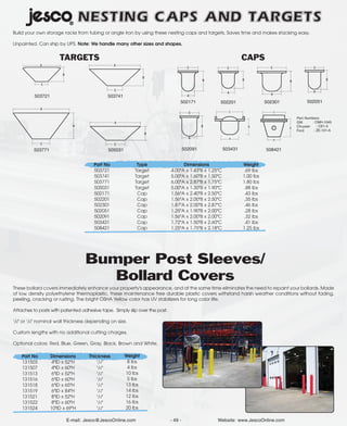 Stackable Cap Nesting Locators JescoCatalog | PDF