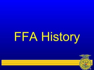 Ffa history | PPT