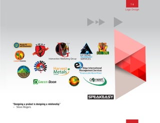 1 6
“Designing a product is designing a relationship.”
~ Steve Rogers
Logo Design
BACK NEXT MAIN FRONT
 