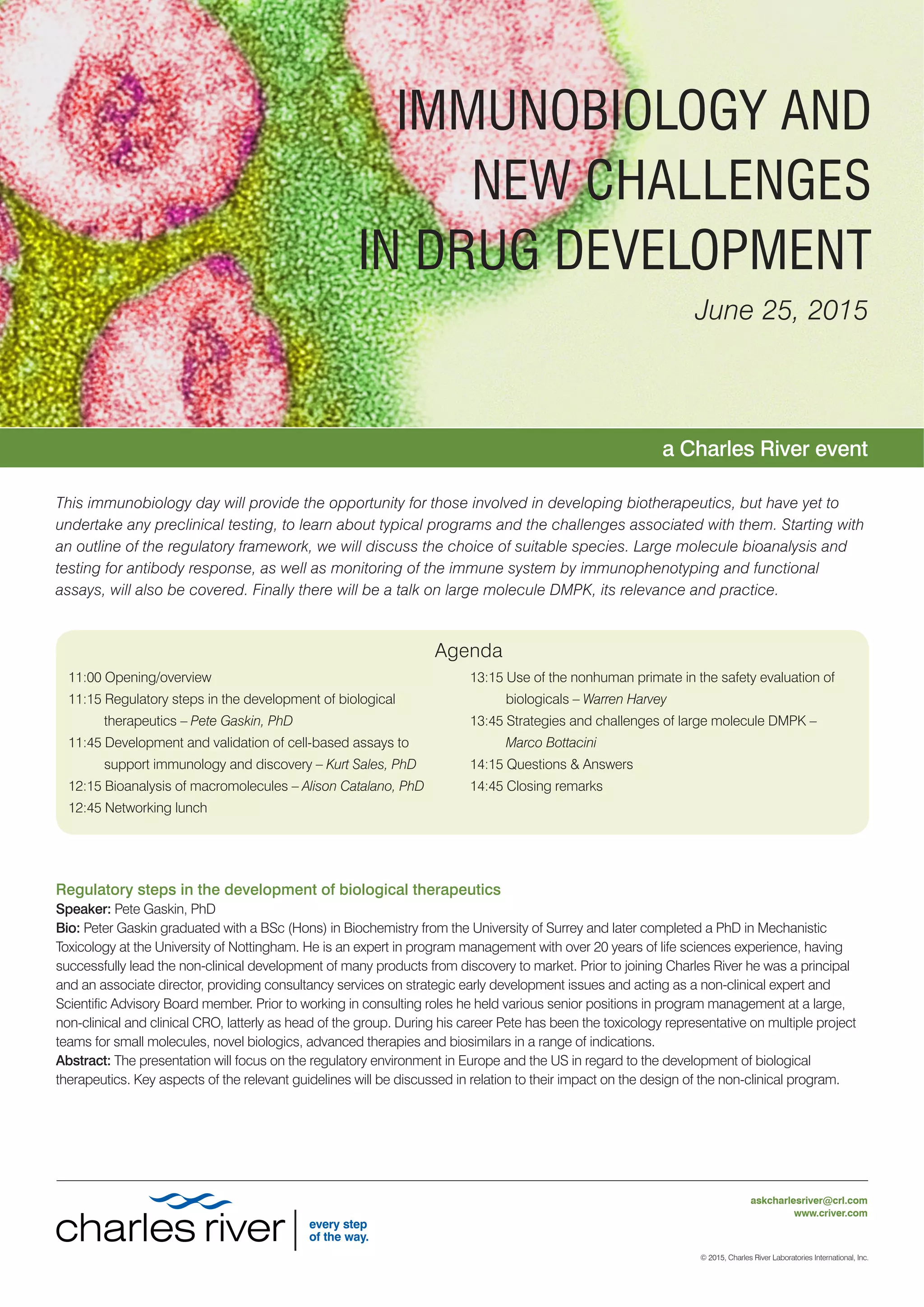 Immunobiology and new challenges in drug development | PDF