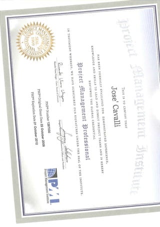 PMI & Ericsson Certification