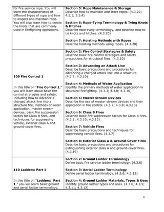 Firefighter Rope Checklist FF1 & FF2 Updated Course release | PDF