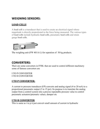 Ffbl internship report | PDF