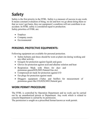 Ffbl internship report | PDF