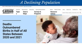 A Declining Population
 