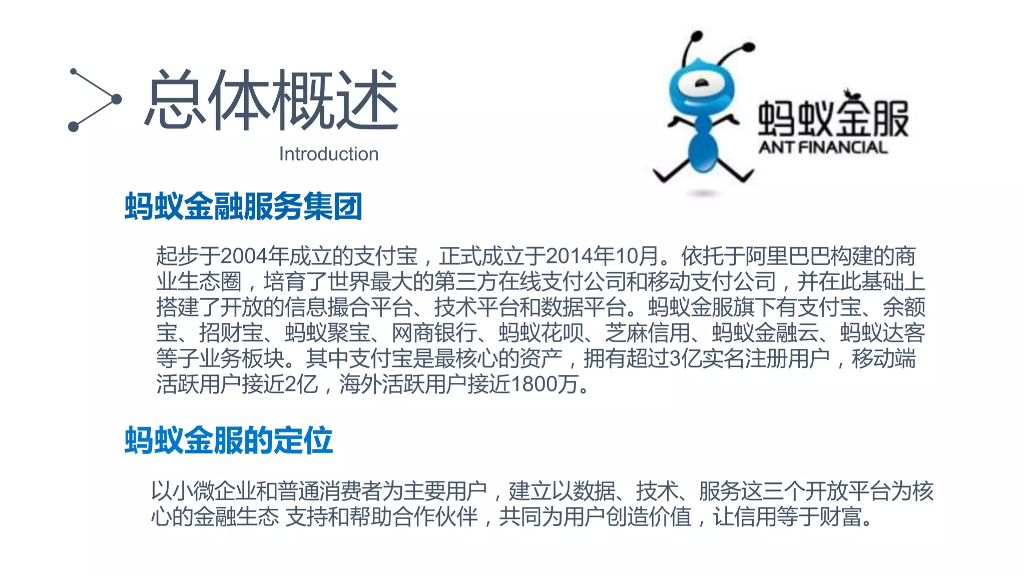 蚂蚁金服报告| PPTX
