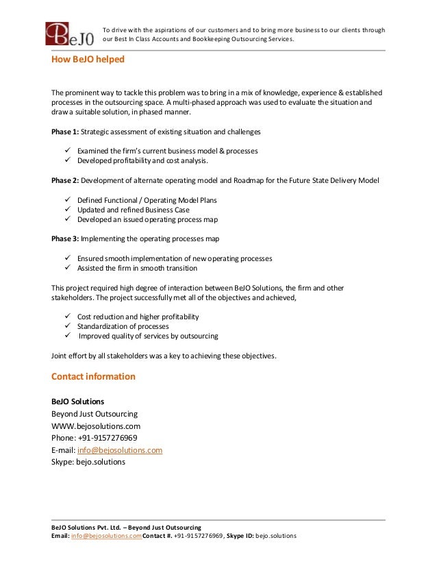 Successful outsourcing examples image