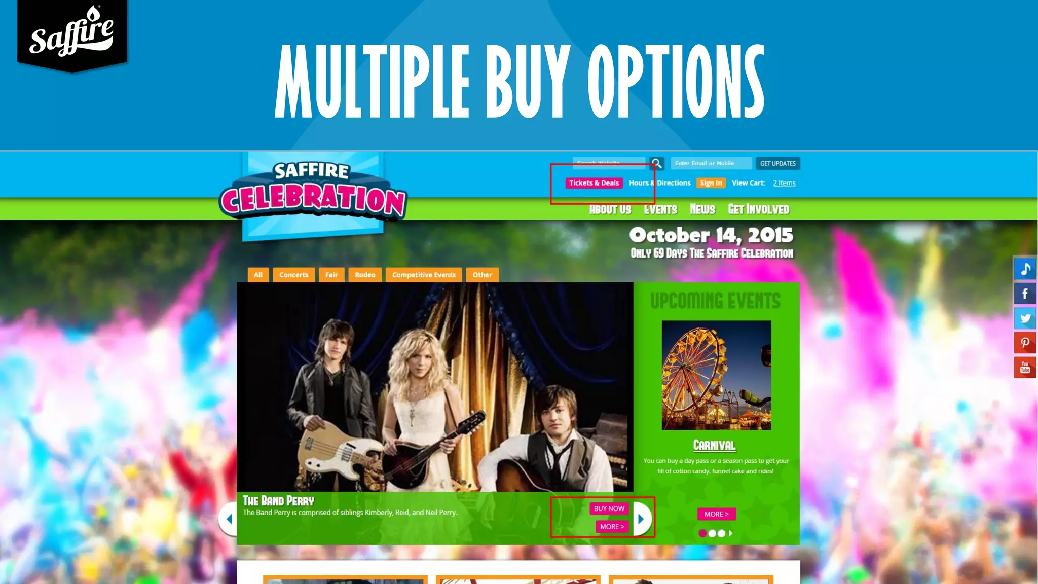 MULTIPLE BUY OPTIONS
 