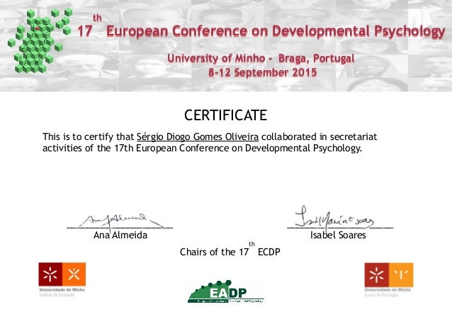 Certificado Sergio Diogo Gomes Oliveira