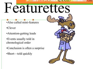 Feature Writing Slides