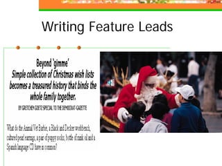 Feature Writing Slides