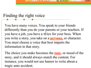 Feature Writing Slides