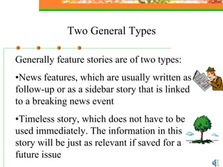 Feature Writing Slides
