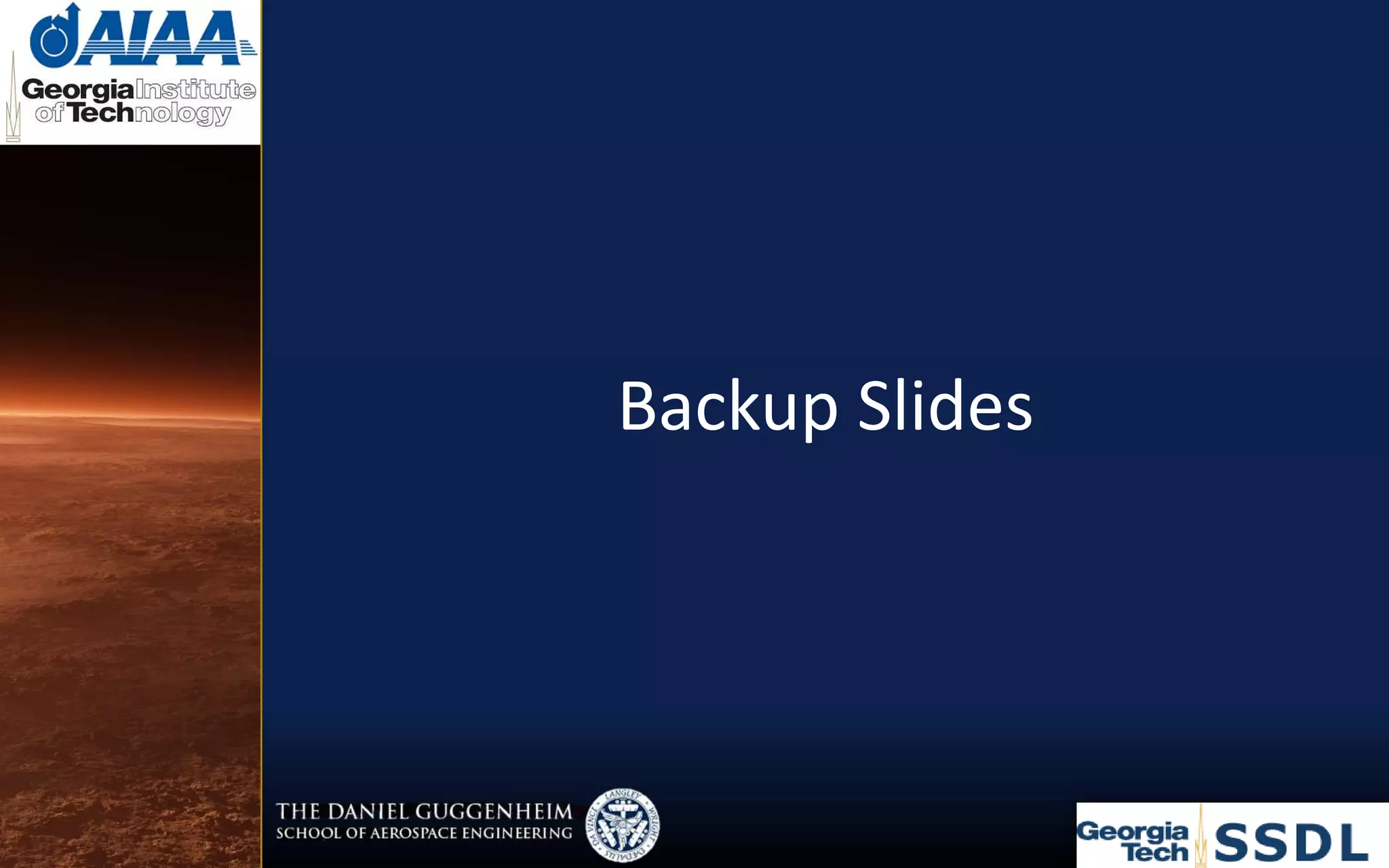 Backup Slides
 