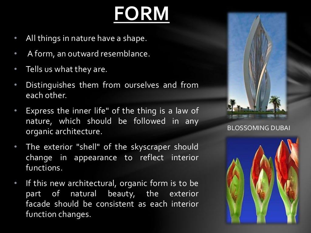 FORM FOLLOWS FUNCTION