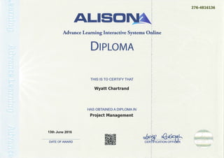 Project Management Diploma Certificate_WC