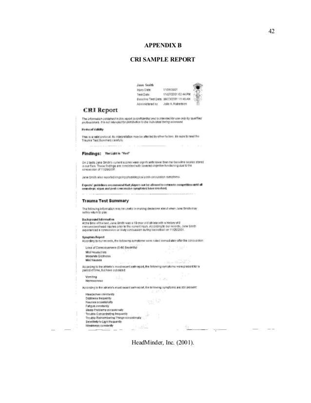 Football concussion film image