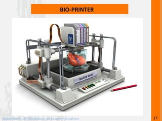 BIO-PRINTER
Department Of Electronics and communication 17
 