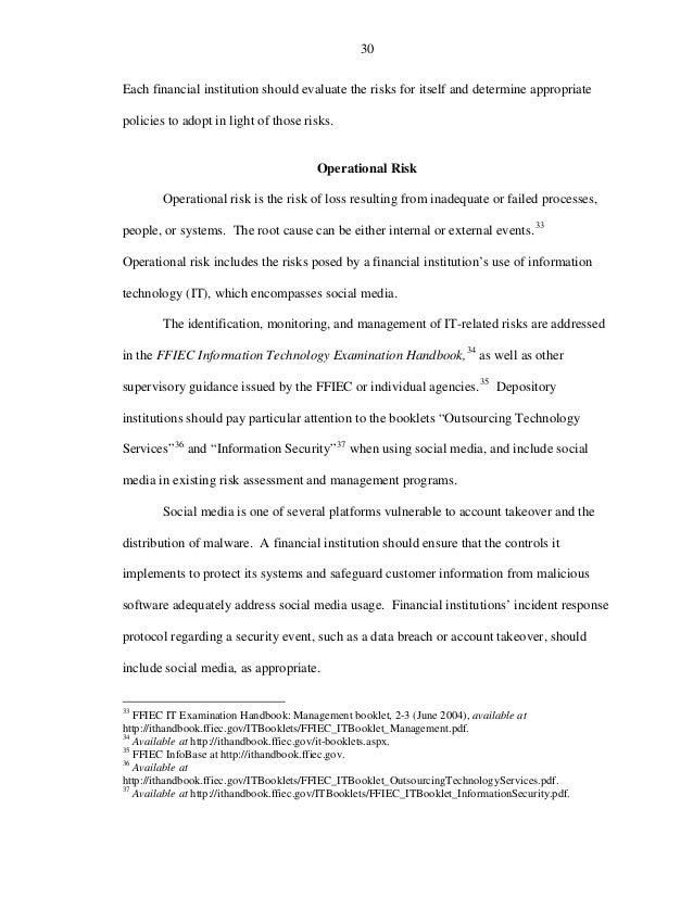 Ffiec Social Media Guidelines For Banks Credit Unions Ffiec Authentication Guidance Risk Assessment Template