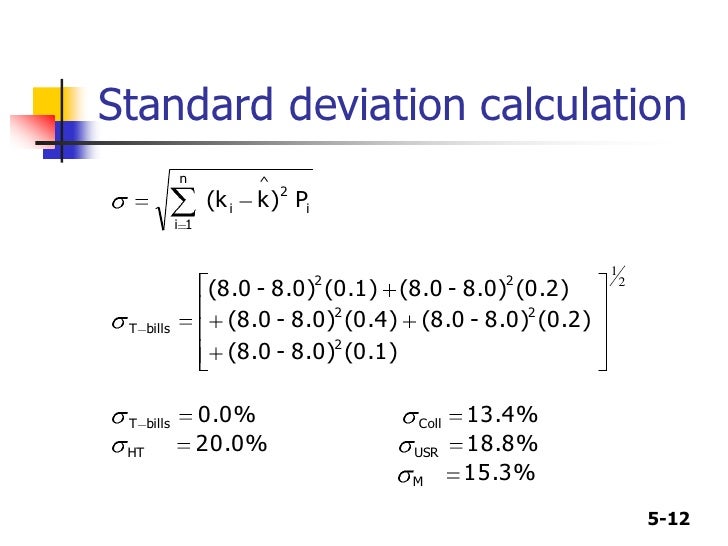 expected rate of return calculator with standard deviation Solved: based on the following information: calculate the.