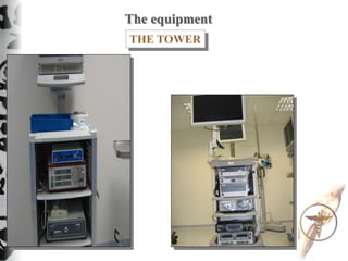 The equipment
THE TOWER
Photo
chariot
entier
Photo prise ou transfo
ou interrupteur
 