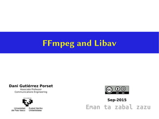FFMPEG and LibAV | PDF