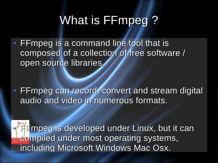 what is ffmpeg what is ffmpeg