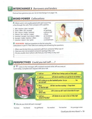 Interchange 4th 3 sb verde