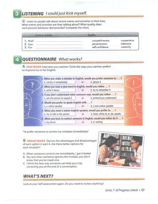 Interchange 4th 3 sb verde