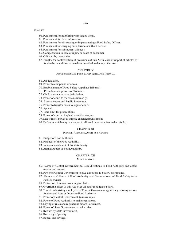 Food Safety Appellate Tribunal Food Safety Appellate Tribunal
