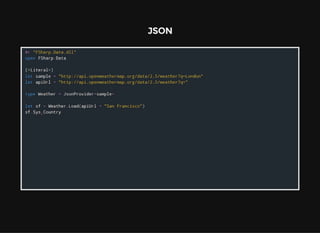 JSON
 