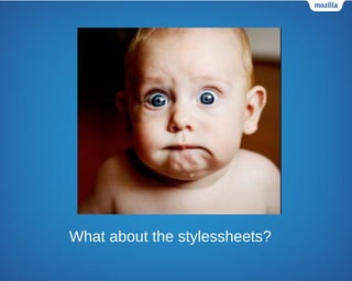 What about the stylessheets?
 