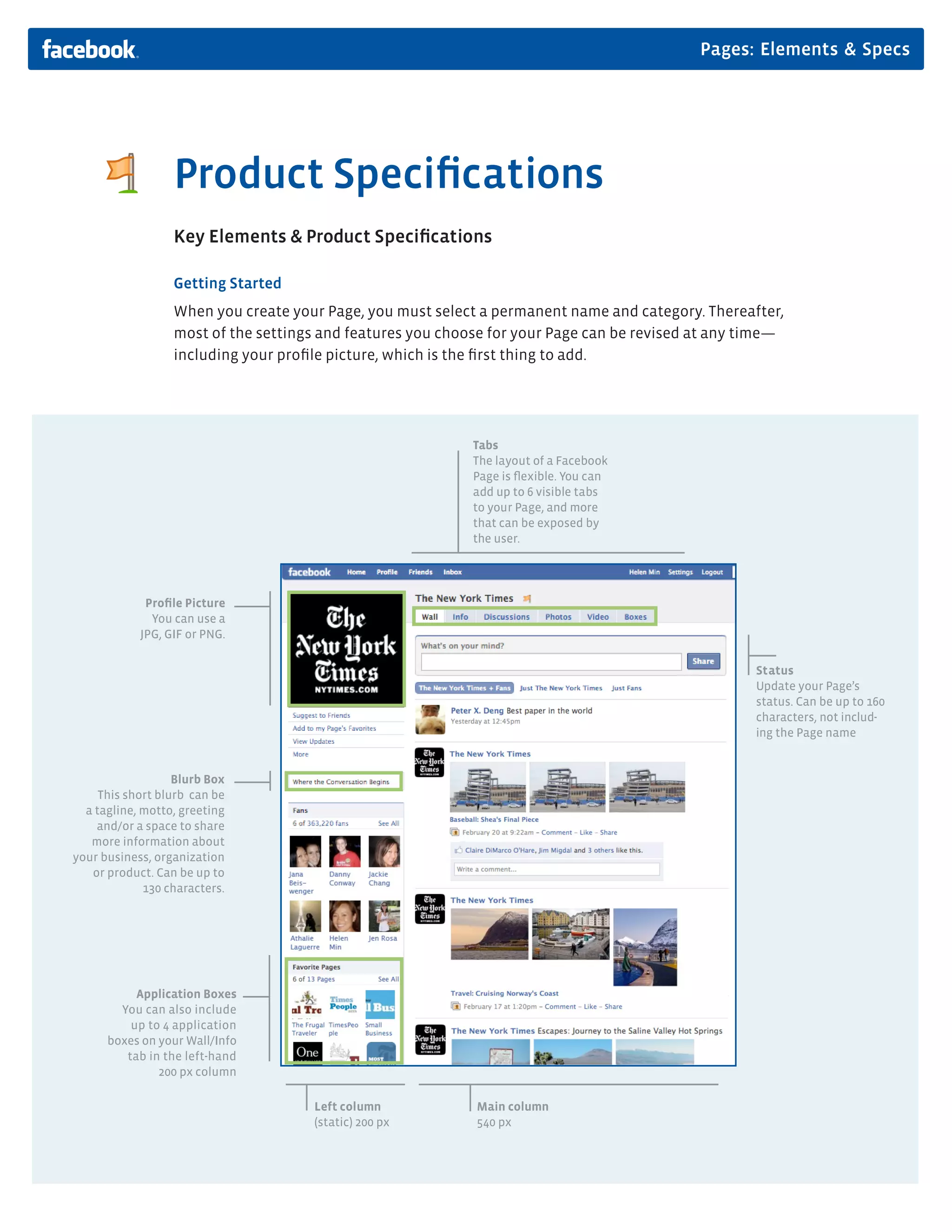 Facebook Pages (march 2009)