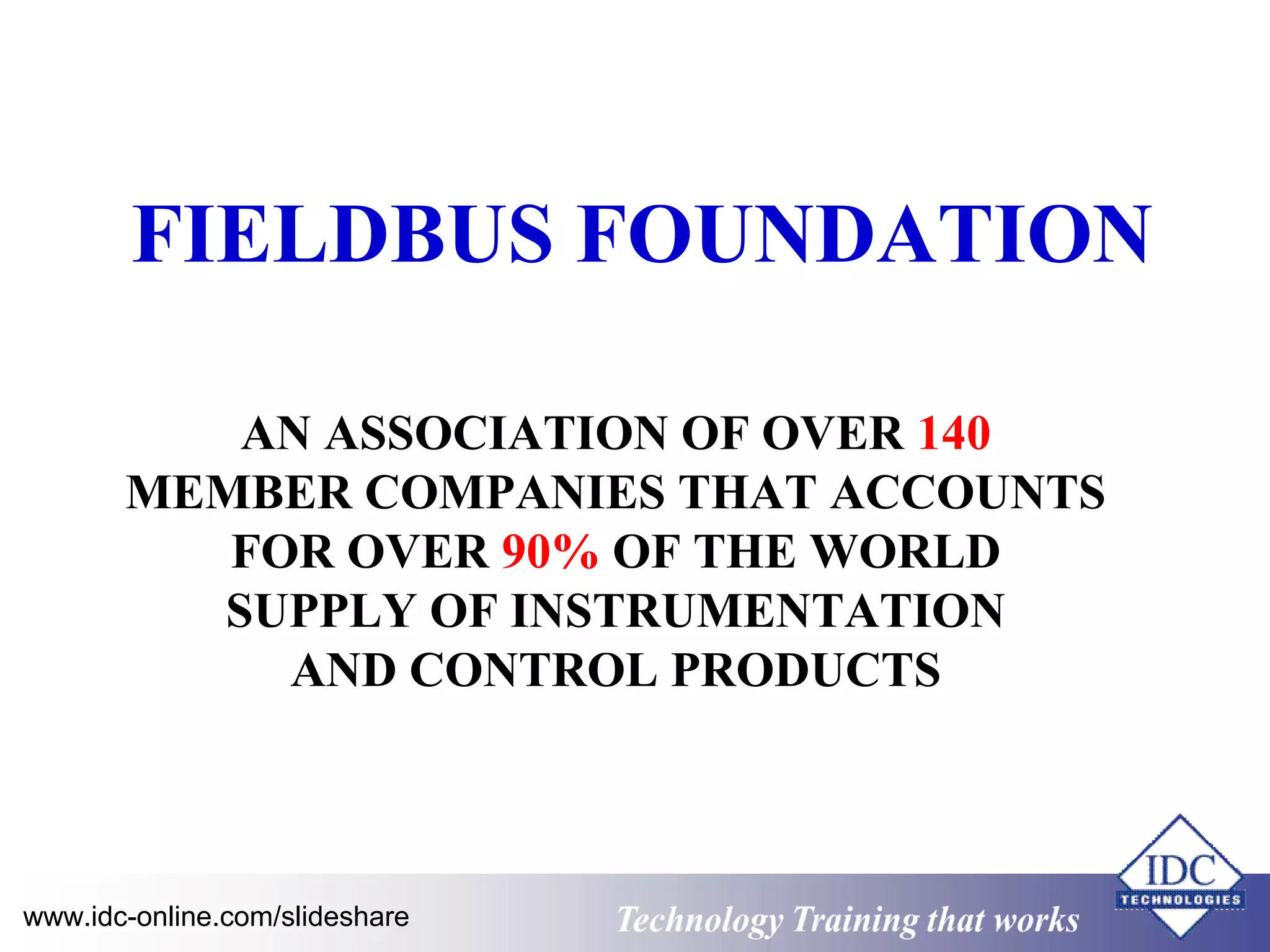 Practical Use & Understanding of Foundation FieldBus for Engineers ...